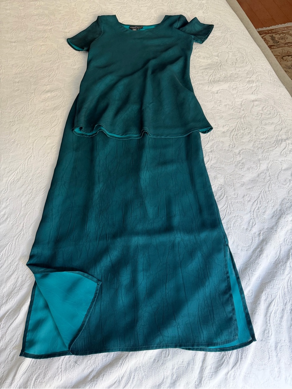 Carole Little Teal A-Line Separates